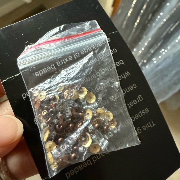 Elegant Gray and Gold Evening Gown - Picture 4 of 6